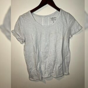 LOFT vintage soft‎ striped short sleeve top